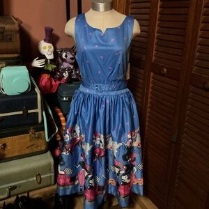 Lindy Bop Blue Hot Rod Delta Dress